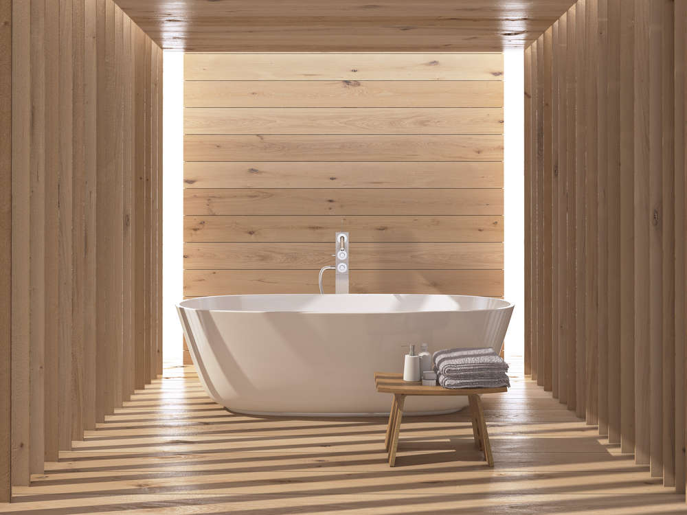 Drewno w łazience – sposób na elegancję i niebanalną aranżację
